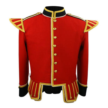 Red Navy Blue Pipe Band Doublet